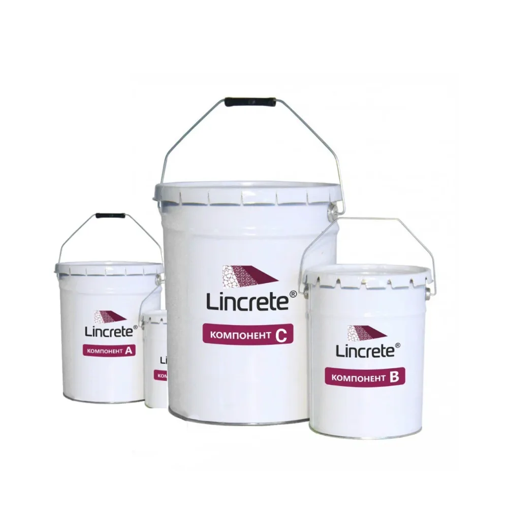 Четырехкомпонентная полиуретан-цементная краска LINCRETE® TOP COAT